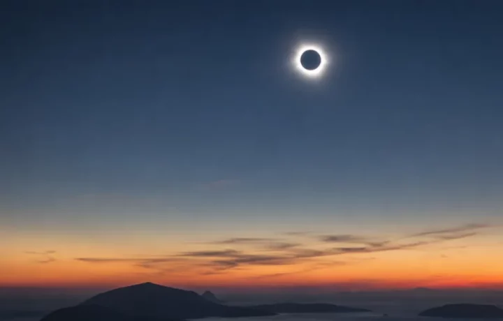 Eclipse solar total en Colombia ahora