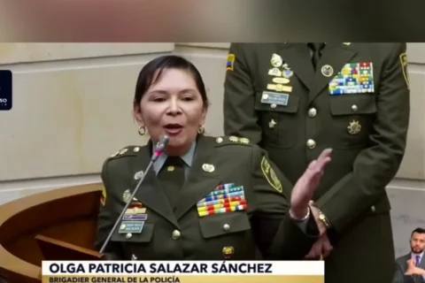 General Olga Patricia Salazar desata malestar en la Policía