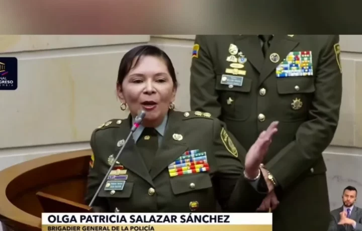 General Olga Patricia Salazar desata malestar en la Policía