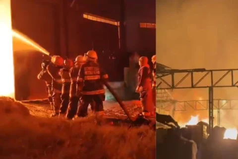 Incendio en Soacha afecta bodega de productos químicos