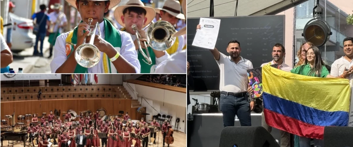 Jóvenes de Caldas conquistan Mundial de Bandas