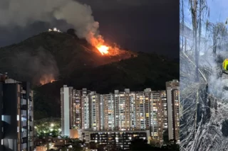 Medellín registra 50 incendios forestales en agosto por causas criminales y clima