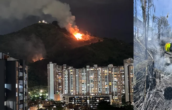 Medellín registra 50 incendios forestales en agosto por causas criminales y clima