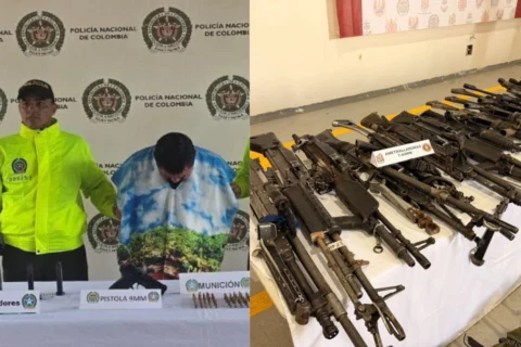 Armas de seis países en poder de Iván Mordisco tras captura de Canaguaro