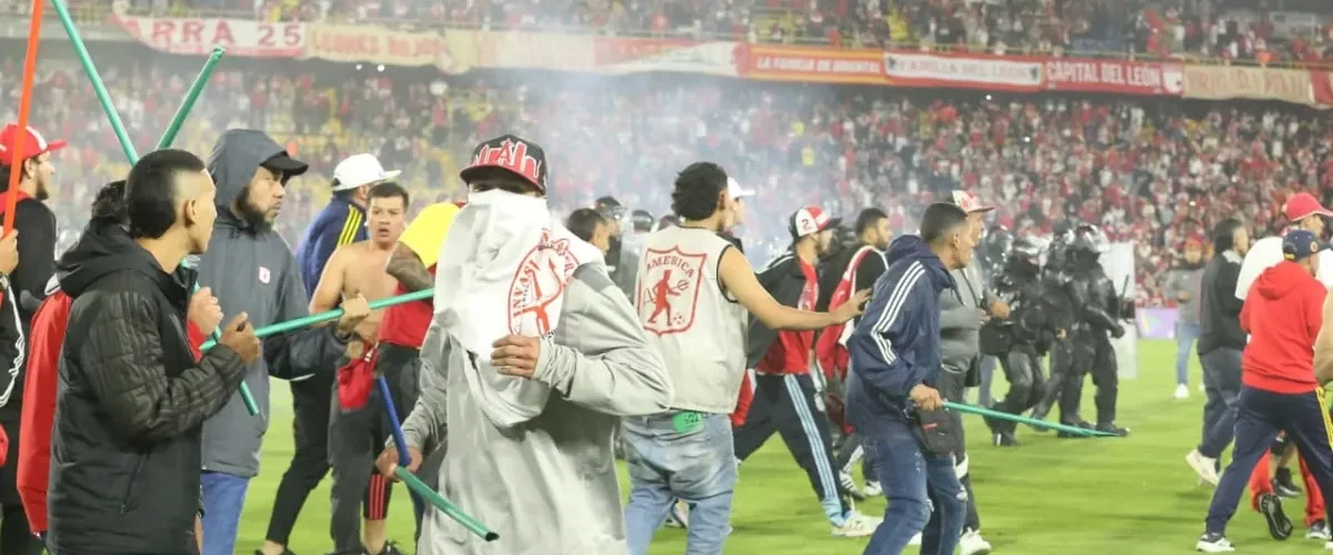 Dimayor impone sanciones a Santa Fe y América por desmanes