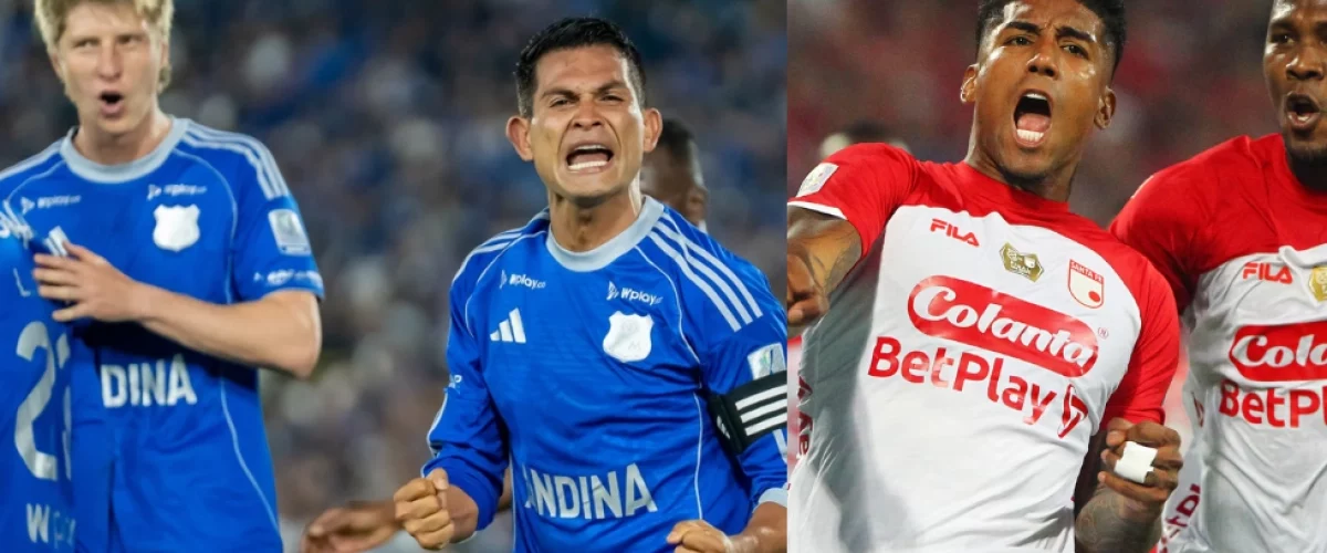 Historial Millonarios vs Santa Fe en la Liga BetPlay