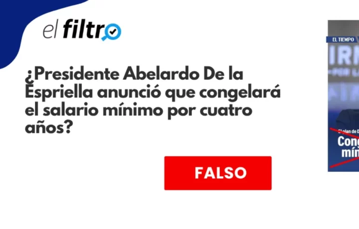 Desmienten falso anuncio de congelación salarial de De La Espriella