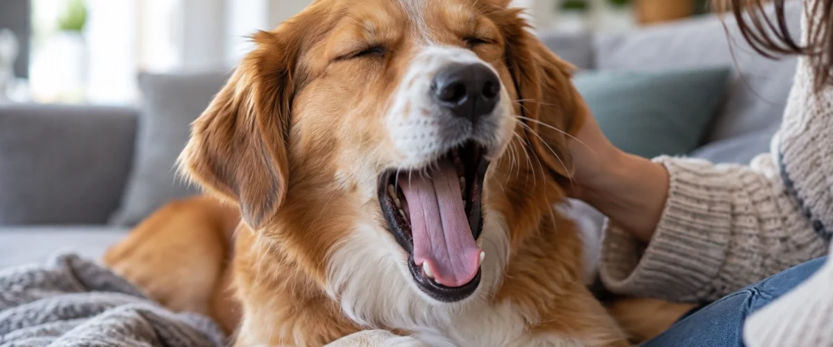 Experta explica el bostezo canino y su relación con el estrés
