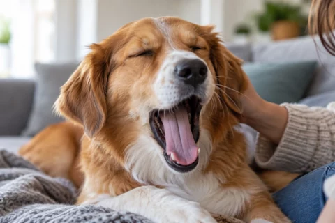 Experta explica el bostezo canino y su relación con el estrés