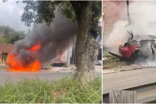 Sicariato en Santander deja seis heridos tras choque e incendio