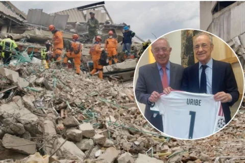 Uribe y Pérez pactan ayuda para damnificados del terremoto