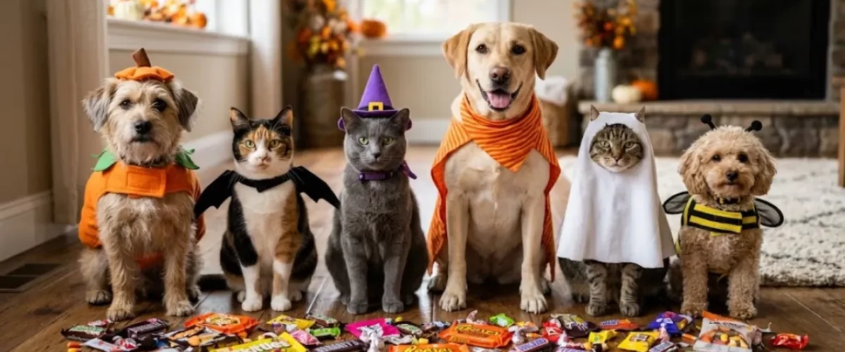 Veterinarios alertan sobre riesgos de dulces para mascotas en Halloween