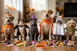 Veterinarios alertan sobre riesgos de dulces para mascotas en Halloween